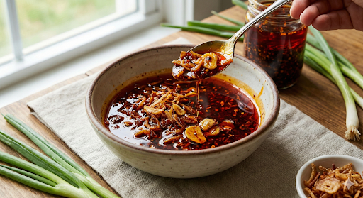 Chili Onion Crunch Oil