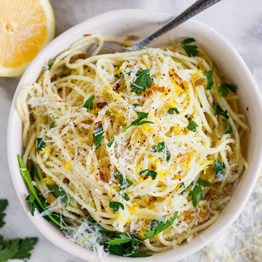 Zesty Lemon Olive Oil Pasta